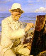 Peter Severin Kroyer Self Portrait  2222 oil painting picture wholesale